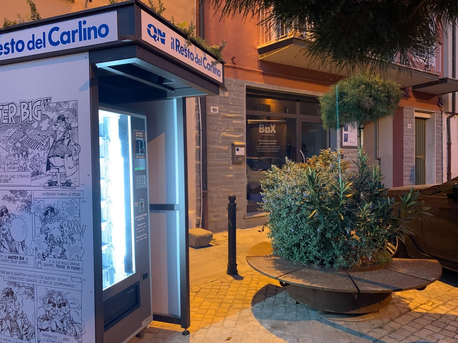 Interno del Bar Camaggi a Castel del Rio