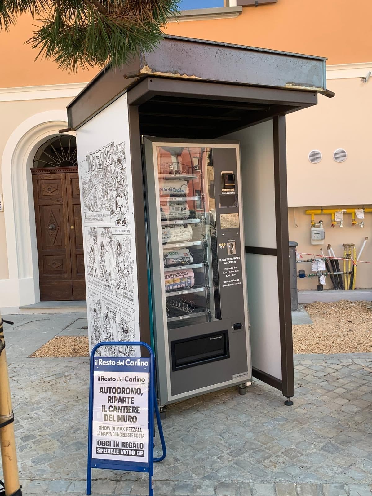 Edicola — Territorio · Servizio al paese al Bar Camaggi